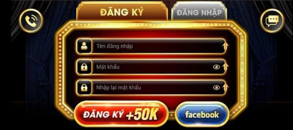 Đăng ký tài khoản để trải nghiệm Bắn cá long vương